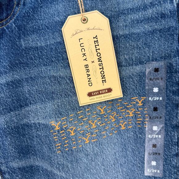 LUCKY BRAND X YELLOWSTONE WOMEN'S 8/29R TEETER WASH EASY RIDER FIT - Picture 3 of 9